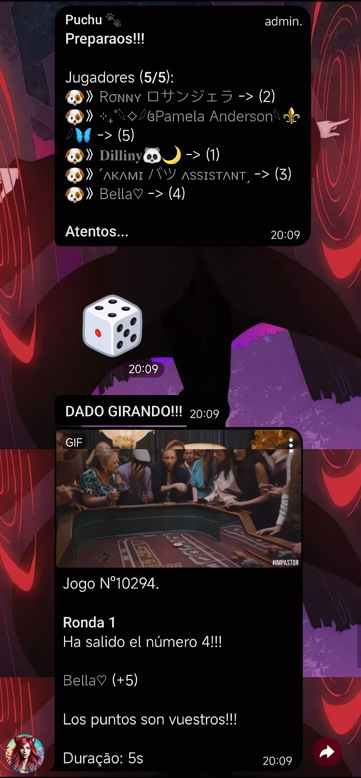 Ejemplo de puchudado