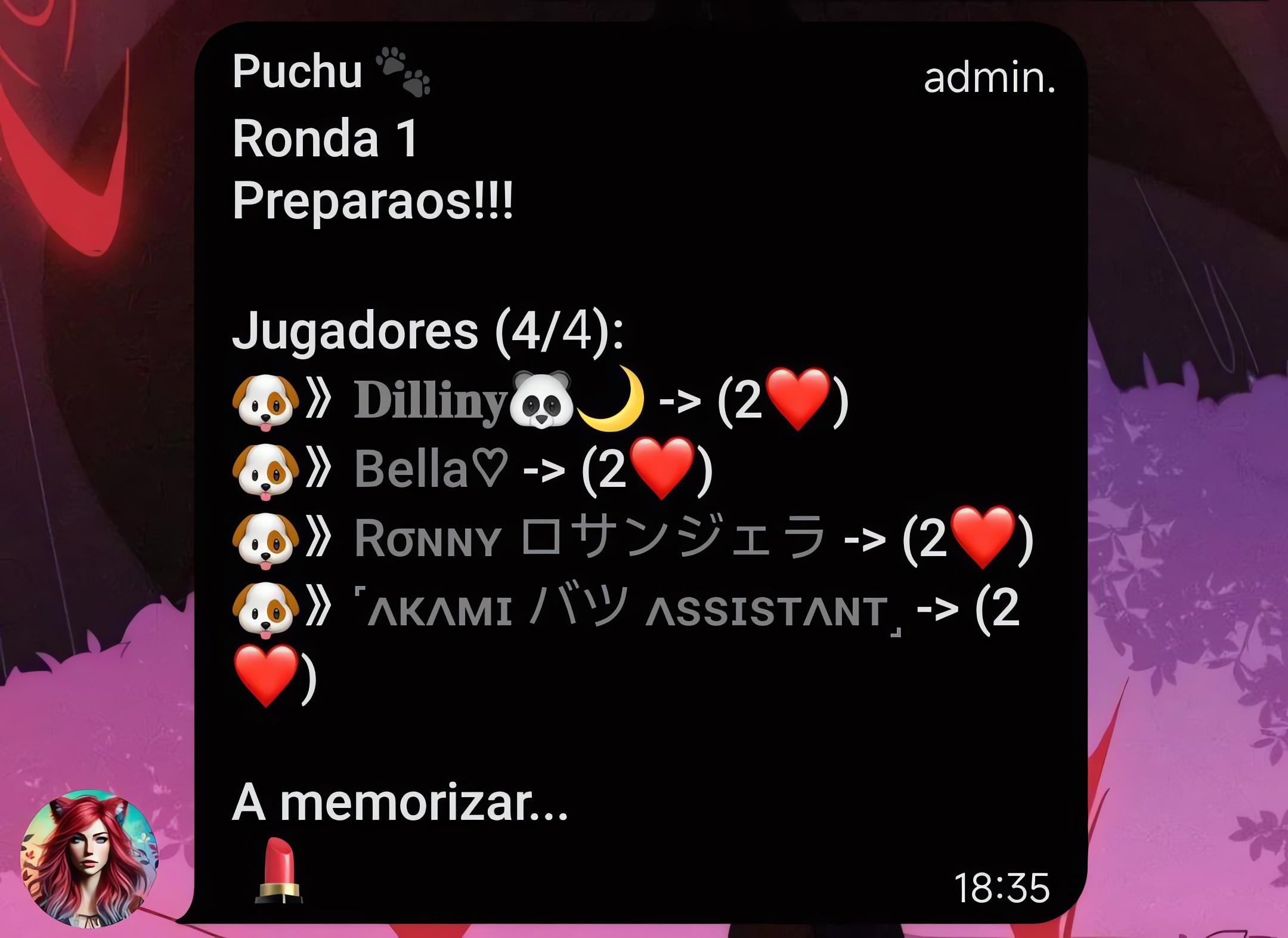 Ejemplo de puchumemoria