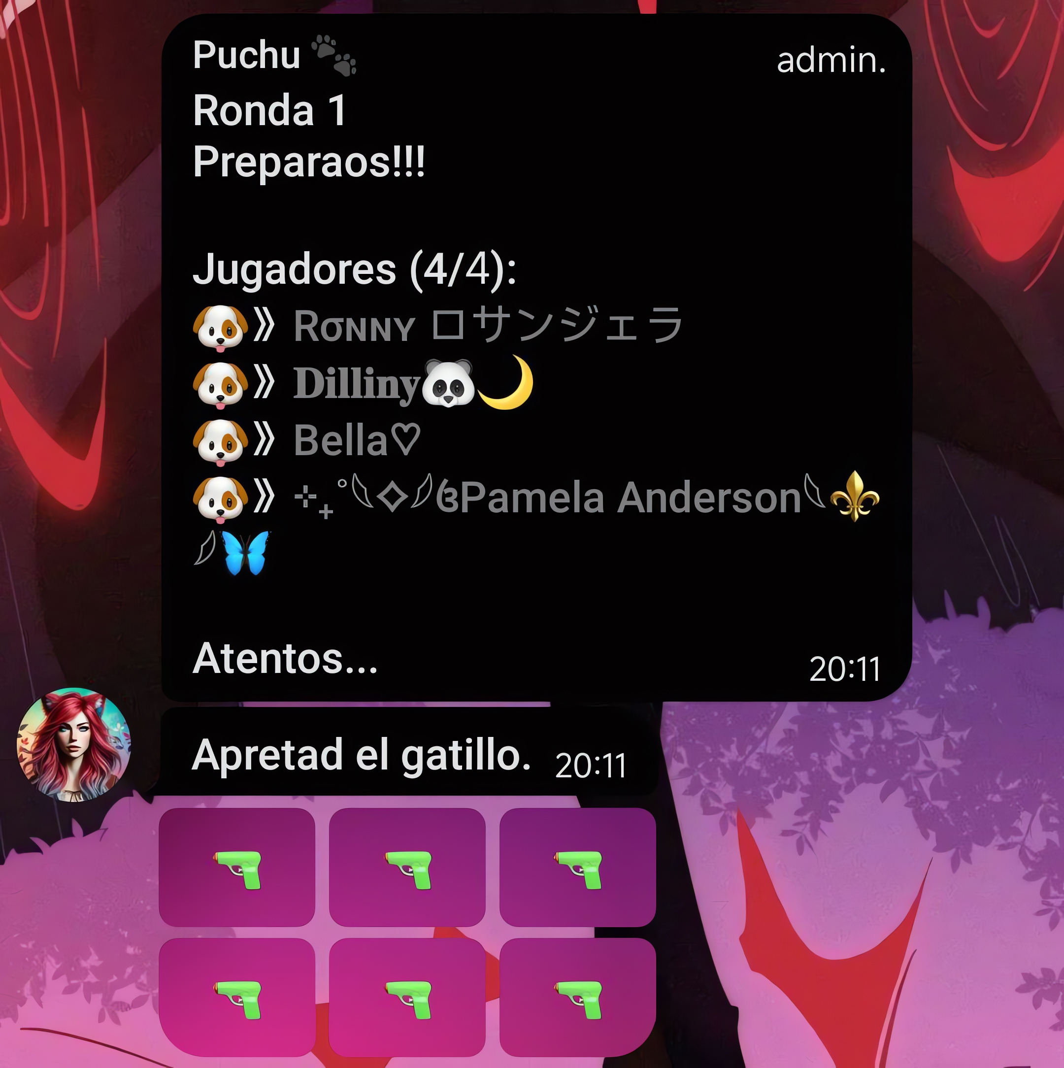 Ejemplo de puchuruleta