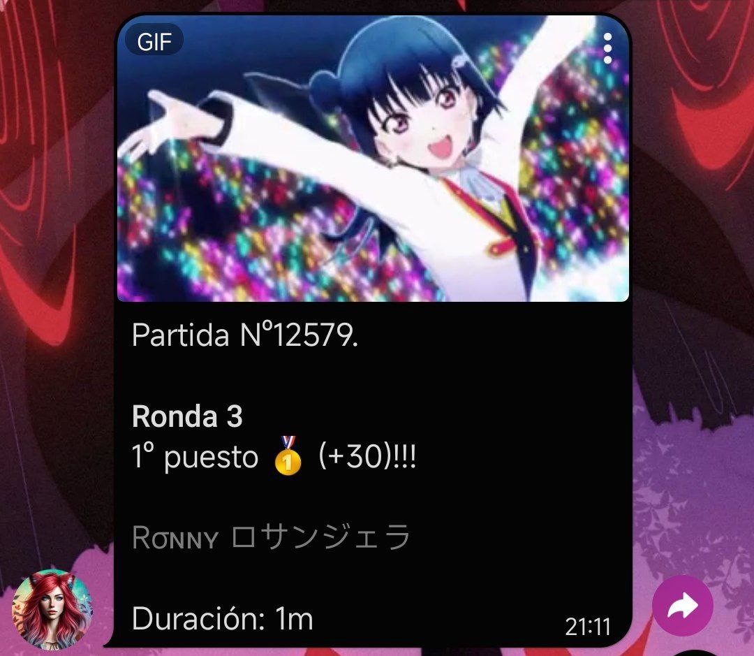 Ejemplo de perfil de usuario